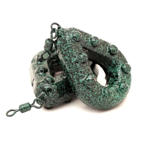Plomo Grippa con diseño en espiral Advance Boats 110gr color verde camuflaje